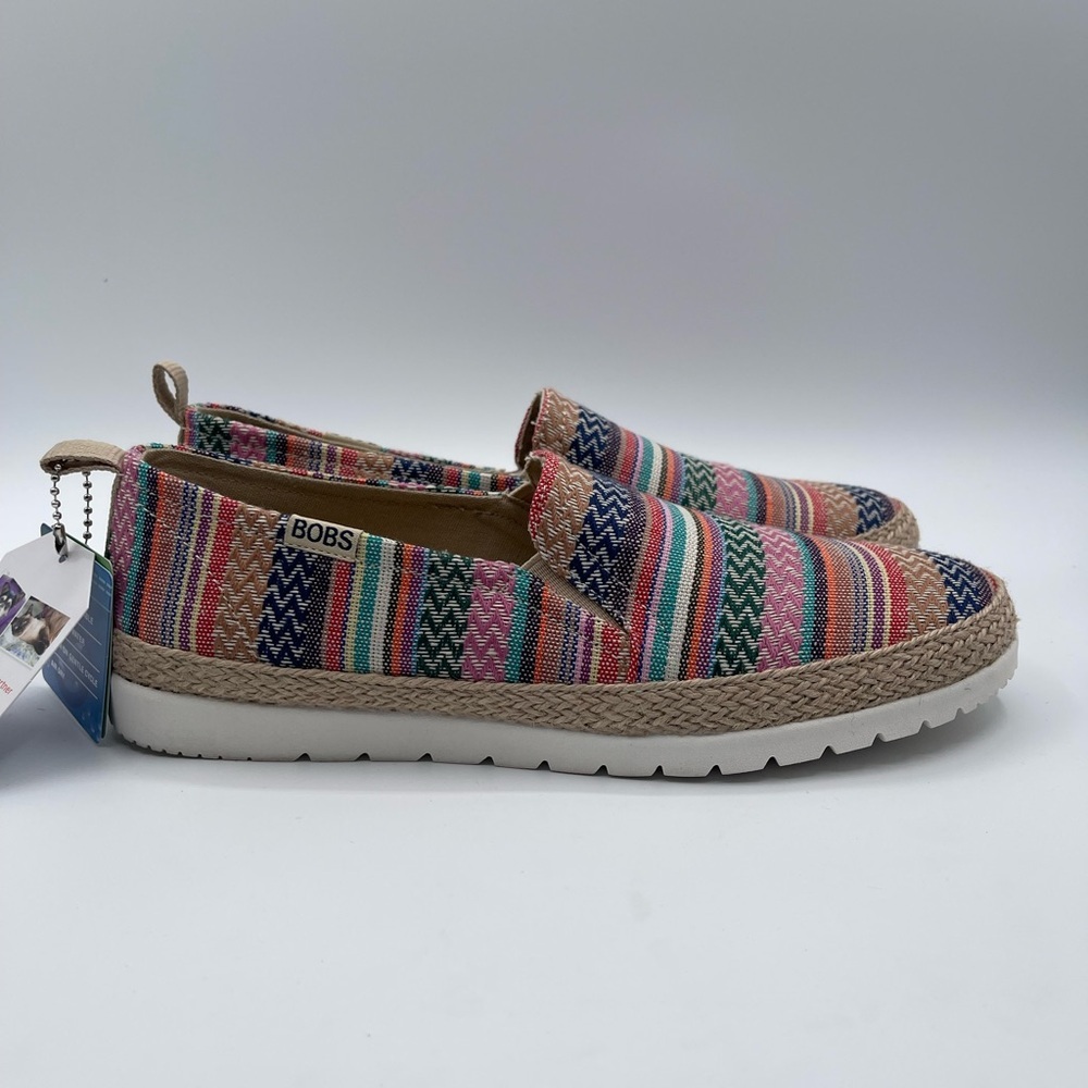 Skechers Women's BOBS Flexpadrille LO - On Detail Multicolor Slip-Ons 113988